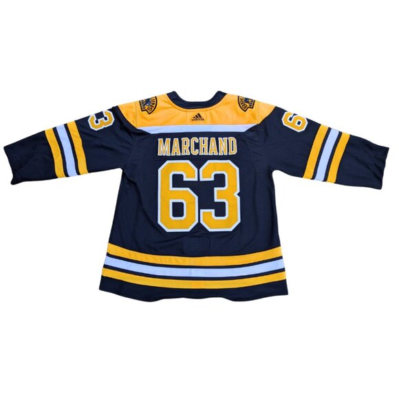 SOLD Y2K Boston Bruins Brad Marchand #63 Jersey Size 60 (XXXL) Men - Picture 4 of 9